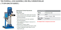 Etna T1 EPH C-M 68 4hp 380v Tek Pompalı Çok Kademeli Paket Hidrofor