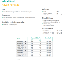 Wilo Initial Pool 1.1T 1.1hp 380v Havuz Pompası