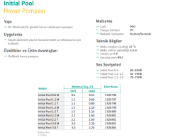 Wilo Initial Pool 0.6M 0.6hp 220v Havuz Pompası