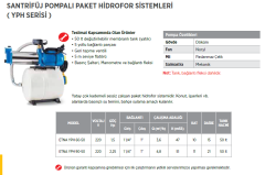 Etna YPH 60-50 ES 1.5Hp 220v Paslanmaz Çok Kademeli Paket Hİdrofor
