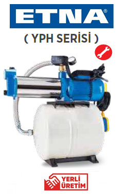 Etna YPH 60-50 ES 1.5Hp 220v Paslanmaz Çok Kademeli Paket Hİdrofor