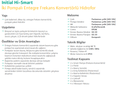 Wilo Initial Hi-Smart 2-305-3/16/M/E-3 2hp 220v Frekans Kontrollü İki Pompalı Frekans Konvertörlü Hidrofor