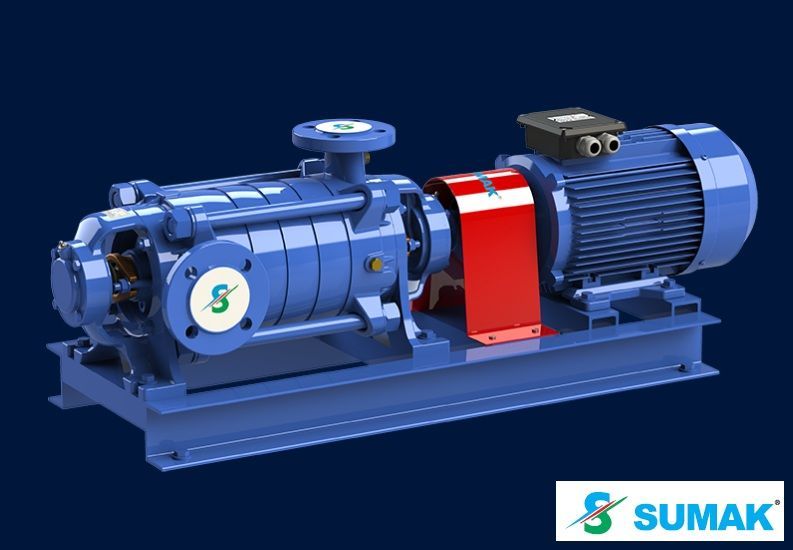 Sumak, SYT65/3, 5.5Kw, 380V, 1450 d/d, Yatay Milli Kademeli pompalar