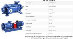 Sumak, SYT80/3, 15Kw, 380V, 1450 d/d, Yatay Milli Kademeli pompalar