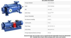 Sumak, SYT80/8, 37Kw, 380V, 1450 d/d, Yatay Milli Kademeli pompalar