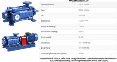 Sumak, SYT80/9, 45Kw, 380V, 1450 d/d, Yatay Milli Kademeli pompalar