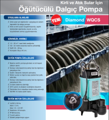 Alarko WQCS(D) 10-19  2.5Hp 220v Öğütücü Foseptik Dalgıç Pompa