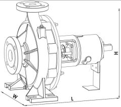 Sumak, SMT160/80, 15 kW, 380V, Tek Kademeli, Salyangoz Gövdeli Pompa (2900 d/d)