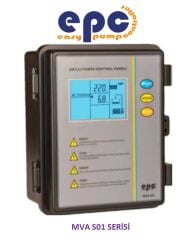 EPC MVA S01 SERİSİ -IP 65-  0,37-2,2 KW (0,5 HP-3 HP) MONOFAZE 220V-50 HZ TEK POMPALI PANO - AKILLI KONTROL ÜNİTESİ (Dalgıç pompa, hidrofor ve drenaj pompalarında kullanım.)