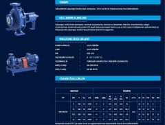 Sumak, SMT250/32, 7.5kW, 380V, Tek Kademeli, Salyangoz Gövdeli Pompa (2900 d/d)