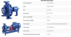 Sumak, SMT250/32, 7.5kW, 380V, Tek Kademeli, Salyangoz Gövdeli Pompa (2900 d/d)
