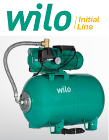 Wilo Initial Aqua SPG  50-9.45 1.5hp 220v 50Lt Tanklı Döküm Jet Paket Hidrofor