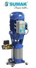 Sumak, SHT 24 A 550/4, 5.5HP, 380V,  2900 d/d, 1X4Kw, Tek Pompalı, Düşey Milli Kademeli Hidrofor