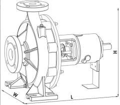 Sumak, SMT315/50, 11 kW, 15Hp, 380V, Tek Kademeli, Salyangoz Gövdeli Pompa (1450 d/d)