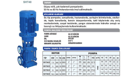 Sumak SHT40/4C 15Kw 380v Üç Pompalı Düşey Milli Kademeli Hidrofor
