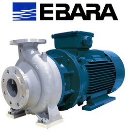 Ebara 3LS 80-250/37 50hp Paslanmaz Yatay Milli Monoblok Santrifüj Pompa