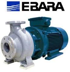 Ebara 3LS 80-250/37 50hp Paslanmaz Yatay Milli Monoblok Santrifüj Pompa