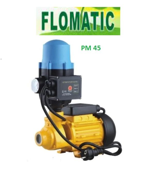 Flomatic PM 45 0.5Hp 220V  Sürtme Fanlı Preferikal Pompalı Hidromatlı Hidrofor