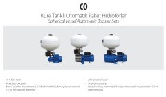 Aquastrong  CH 24 WJ 100      1Hp 220V   24 Litre  Küre Tanklı Jet Paket Hidrofor