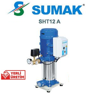 Sumak SHT16A 850/8 6.3Kw 380v Tek Pompalı Düşey Milli Kademeli Hidrofor