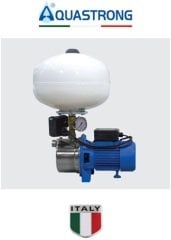 Aquastrong  CO 24 WTJ 100     1Hp 220V   24 Litre  Küre Tanklı Paslanmaz Paket Hidrofor