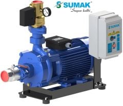 Sumak, SMKTA 750, 7.5HP, Tek Pompalı, Emişli, Çift Kademeli Yatay Hidrofor,