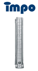 İmpo SS 642-15 30hp 3'' Çıkışlı - 6'' Komple Paslanmaz Krom Tek Dalgıç Pompa (motorsuz)
