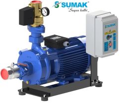 Sumak, SMKTA 750/2, 7.5HP, Tek Pompalı, Emişli, Çift Kademeli Yatay Hidrofor