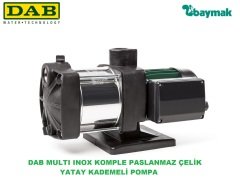 Dab  MULTI  INOX 4 M    0.75kW  220V   Komple Paslanmaz Çelik  Yatay Çok Kademeli Pompa