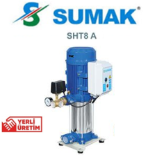 Sumak SHT8A 300/8 2.2Kw 380v Tek Pompalı Düşey Milli Kademeli Hidrofor