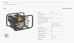 Solax P20-2  2'' Dört Zamanlı Benzinli Motopomp (Su Motoru)