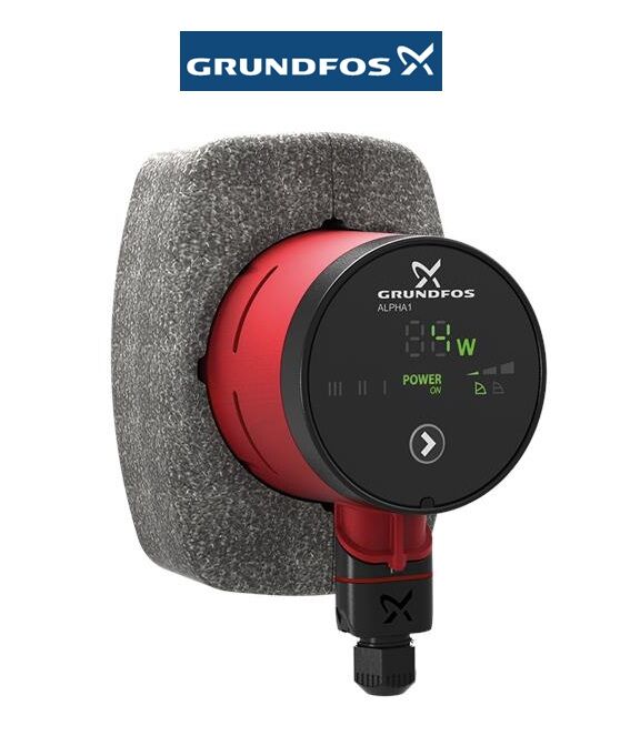 Grundfos ALPHA1 15-40 130mm Döküm Gövdeli Dişli Tip Frekans Konvertörlü Sirkülasyon Pompası - 99199550