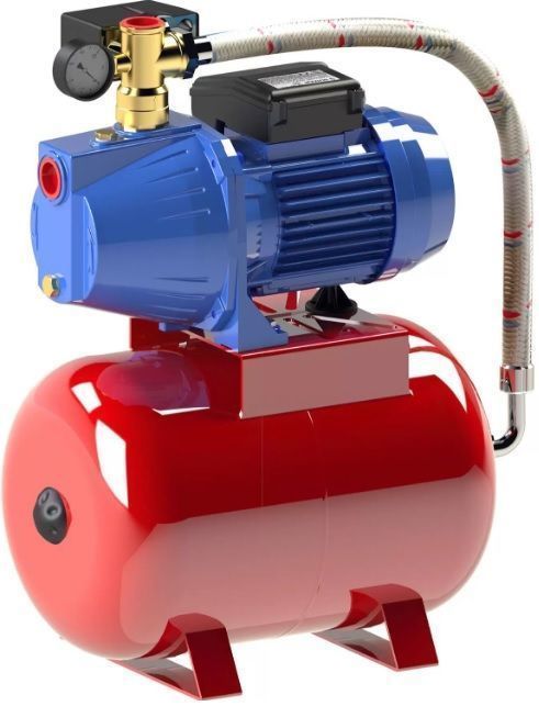 Sumak, SMJH 150, 1.5HP, 24 Lt Yatık Tanklı, 380V, Jet Pompalı Paket Hidrofor [ 5 Kat - 10 Daire ]