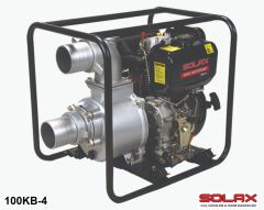 Solax 100KB-4   4'' Dizel İpli Motopomp (Su Motoru)