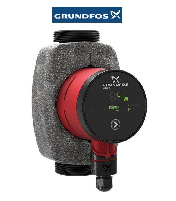 Grundfos ALPHA1 32-50 180mm Döküm Gövdeli Dişli Tip Frekans Konvertörlü Sirkülasyon Pompası - 99348063