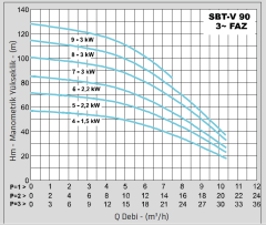 Standart TH 3xSBT-V 80/6 1hp 380v Üç Pompalı Paket Hidrofor