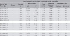 Aquastrong  DC2 XHC 8-40       2X3Hp 380V  İki Pompalı Yatay Hidrofor