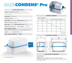 SFA SANIHYDRO SANICONDENS PRO - 2 Litre Hazneli