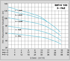 Standart TH 1xSBT-V 100/5 7.5hp 380v Tek Pompalı Paket Hidrofor