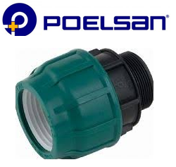 Poelsan 110x3'' Kablin Erkek Adaptör