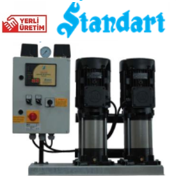 Standart TH 2xSBM-V 90/5 3hp 220v İki Pompalı Paket Hidrofor