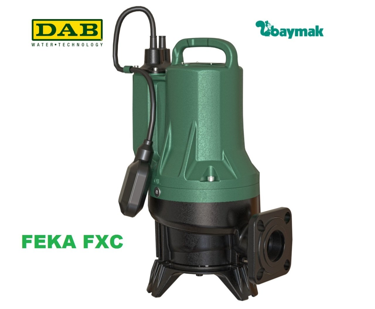 Dab  FEKA FXC 20.15 MA    1.5 kW  220V   Atık Su Dalgıç Pompa (Kanal Çarklı)