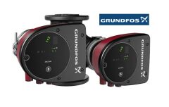 Grundfos MAGNA1 D 32-80 F 220mm DN32 PN6/10 Döküm Gövdeli Flanşlı İkiz Tip Frekans Konvertörlü Sirkülasyon Pompası - 99221279