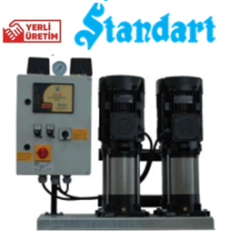 Standart TH 2xSBM-V 80/9 1.5hp 220v İki Pompalı Paket Hidrofor