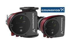 Grundfos MAGNA1 D 40-60 F 220mm DN40 PN6/10 Döküm Gövdeli Flanşlı İkiz Tip Frekans Konvertörlü Sirkülasyon Pompası - 99221294