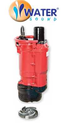 Water Sound KBZ 415 20hp 380v 4'' Çıkışlı Endüstriyel Pis Su Dalgıç Pompası