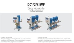 Aquastrong  DC2 EVP10H-6/5.5 T       2x7.5Hp 380V  İki Pompalı Dikey Hidrofor