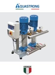 Aquastrong  DC2 EVP10H-6/5.5 T       2x7.5Hp 380V  İki Pompalı Dikey Hidrofor