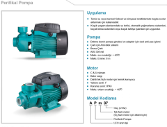 Leo  APm 75H  1hp 220V  Preferikal Santrifüj Pompa