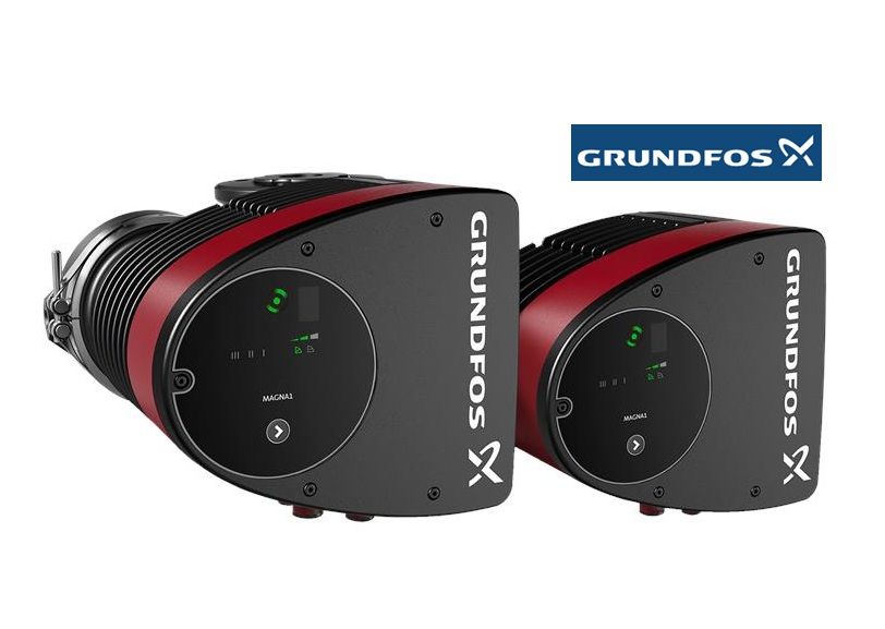 Grundfos MAGNA1 D 80-120 F 360mm DN80 PN10 Döküm Gövdeli Flanşlı İkiz Tip Frekans Konvertörlü Sirkülasyon Pompası - 99221421